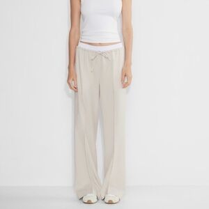 Babaton Equity Pant Mid-Rise Wide Leg Bottoms Tailored Soft Stretch Aritzia